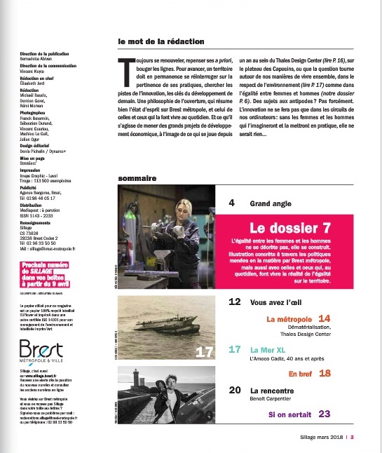 ®Benoit-CARPENTIER-Parution-mars2018©-SILLAGE#2017-Sommaire